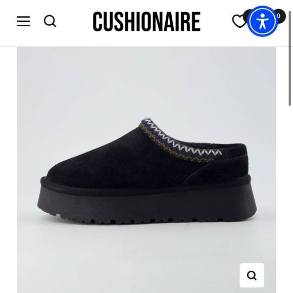 Black platform slipper boots - Picture 4 of 5